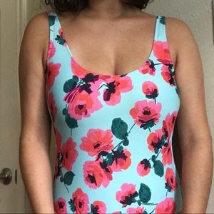 Billabong floral one piece swimsuit